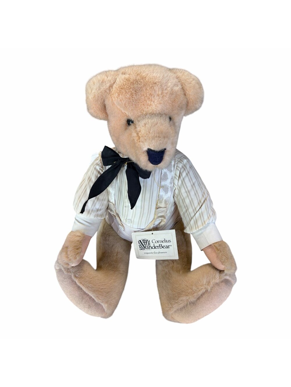 vintage Cornelius VanderBear dressed teddy bear by North American Bear Co., feat